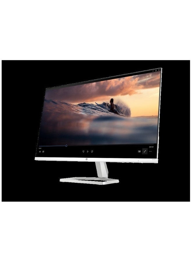HP Series 5 27 inch FHD Monitor with Speakers - 527sa White - Image 2