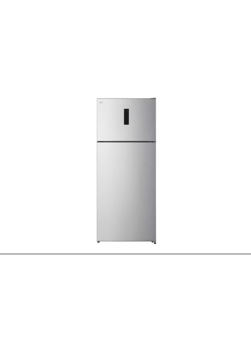 LG 523L Digital Inverter No Frost Refrigerator, Full Silver, with Multi Air Flow and LED Lighting - Model GTF522PVAN 220 W GTF522PVAN silver - Image 1