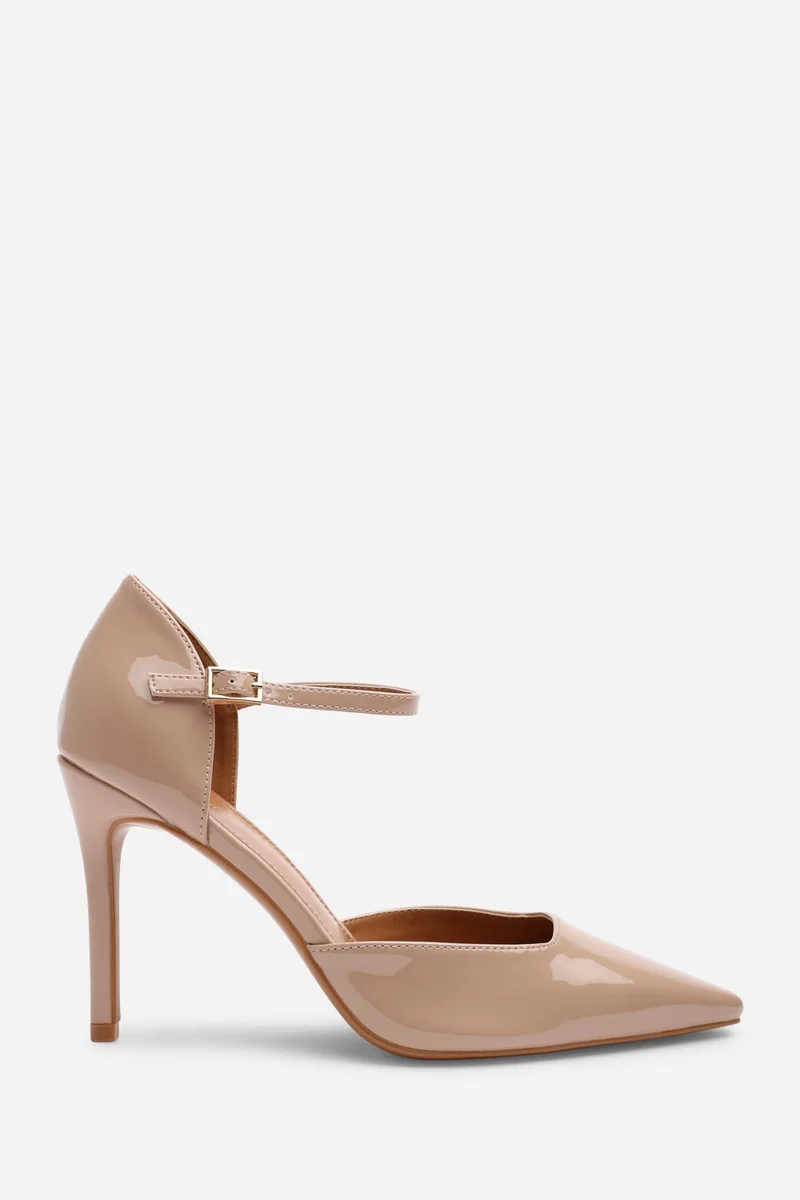 ويرز ذات فروم 'Winnie' Pointed Toe Stilleto Court Heeled Shoe with Buckle Strap