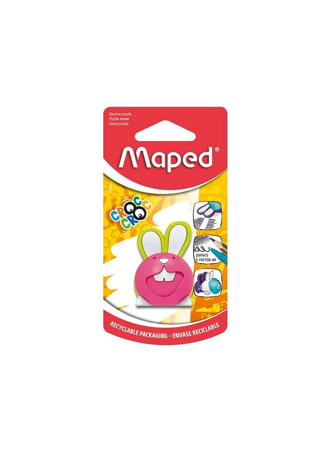 MAPED Croc Croc Bunny Puzzle Eraser - Image 1