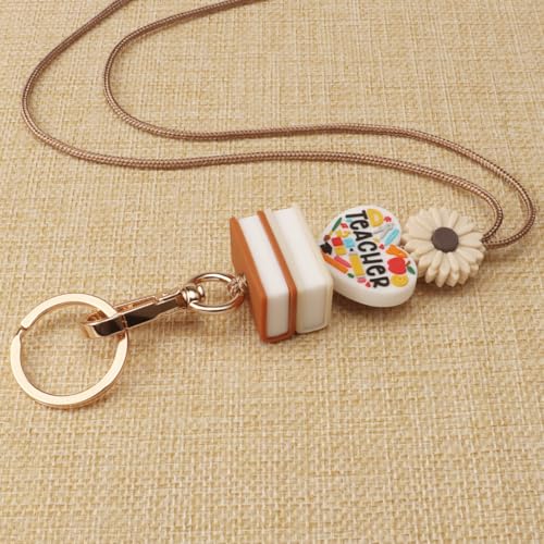 UGELOKI 2025 Super Cute Teacher Lanyard, School ID Lanyards with Safety Breakaway Clasp for Teachers, Nurses & Faculty - Image 5