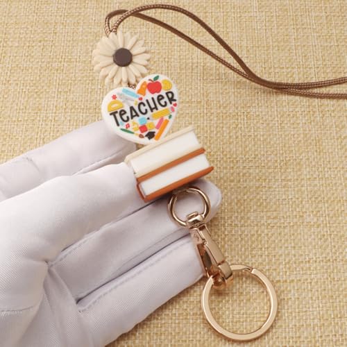 UGELOKI 2025 Super Cute Teacher Lanyard, School ID Lanyards with Safety Breakaway Clasp for Teachers, Nurses & Faculty - Image 4