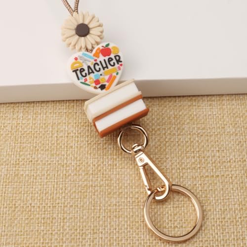 UGELOKI 2025 Super Cute Teacher Lanyard, School ID Lanyards with Safety Breakaway Clasp for Teachers, Nurses & Faculty - Image 3