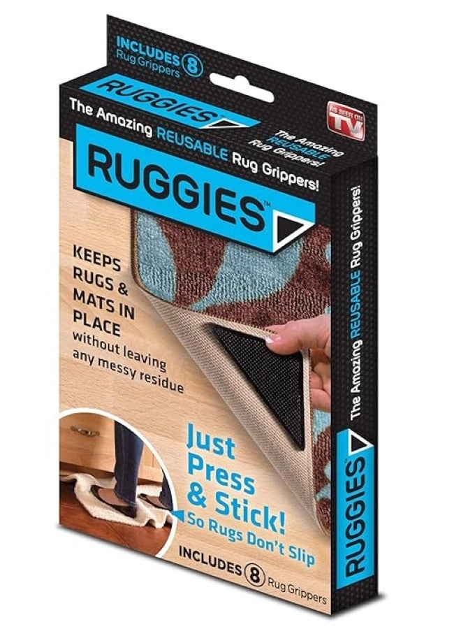 RUGGIES Reusable Rug Grippers 8 Pieces Pack - Image 2