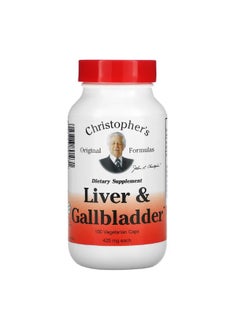 Christopher's Original Formulas Liver and Gallbladder 425 mg 100 Vegetarian Caps  - Image 1