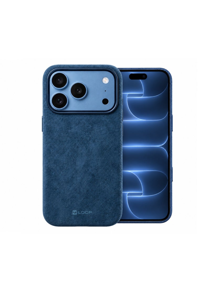 LOOP Alcantara Slim Case Compatible with iPhone 18 Pro Max, MagSafe Compatible, Soft Suede Feel - Image 1