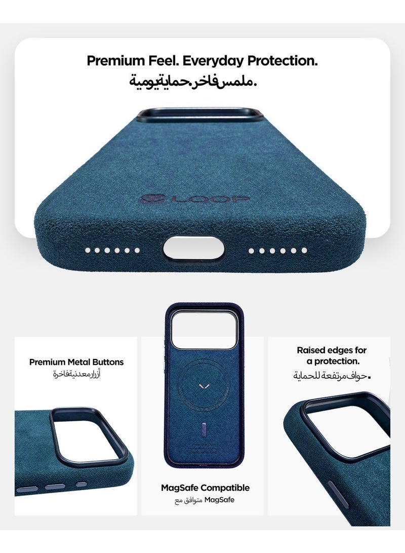 لووب كفر LOOP نحيف من الكانتارا متوافق مع ايفون 18 برو ماكس، متوافق مع MagSafe، ملمس شمواه ناعم - Image 5