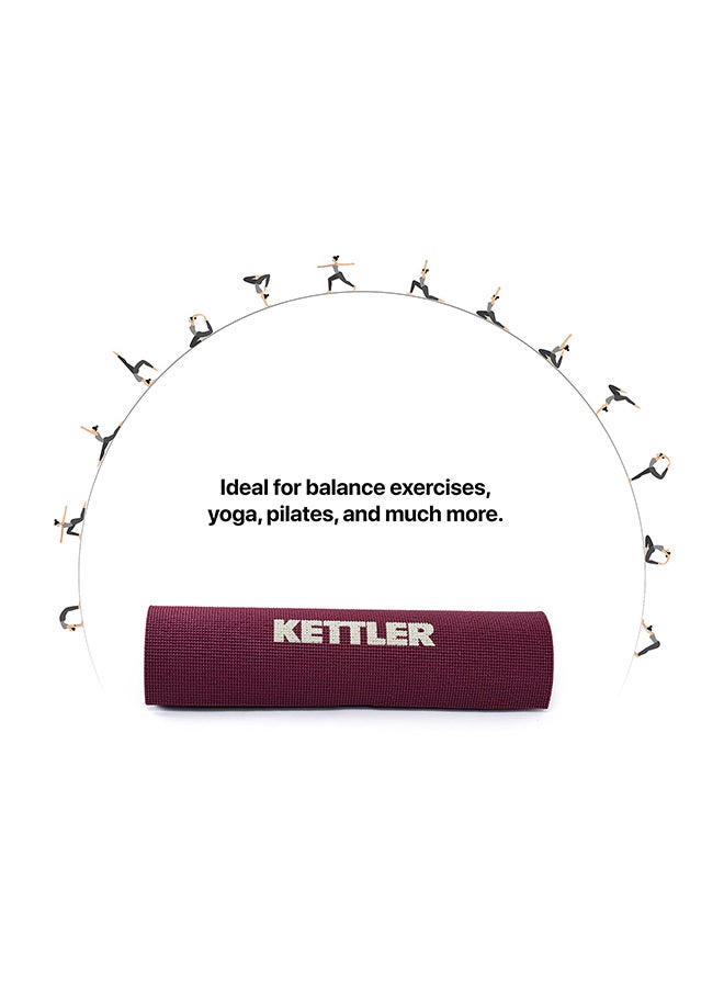 KETTLER Premium German Technology Powered Yoga Mat For Workout Yoga Fitness Pilates and Meditation High-Density Anti-Tear & Anti-Tear, Unisex, with Carry Bag(8mm)  - Image 3