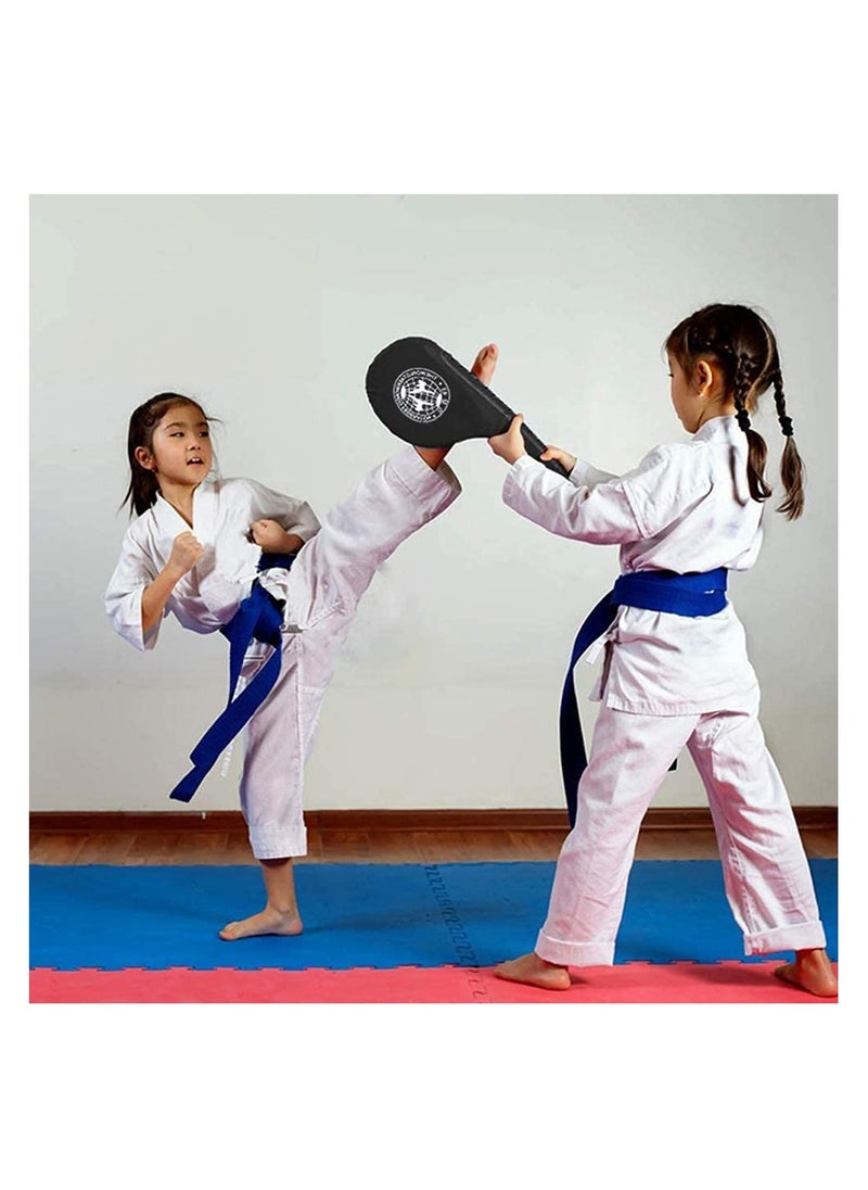 Excefore 2 Pair of Taekwondo Kick Pads,Strike Pads for Kickboxing and Martial Arts Equipment Karate Kickboxing Punch Pads MMA Practice for Kids Youth Adult  - Image 3