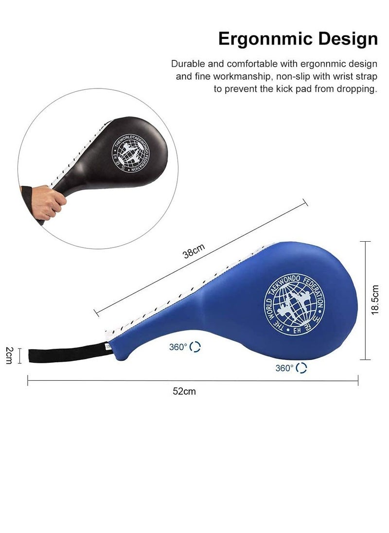 Excefore 2 Pair of Taekwondo Kick Pads,Strike Pads for Kickboxing and Martial Arts Equipment Karate Kickboxing Punch Pads MMA Practice for Kids Youth Adult  - Image 5