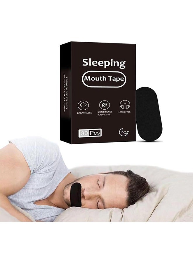 Generic 30 Pcs Sleeping Mouth Tape Mouth Sleep Strip Anti Snoring Mouth Tape for Sleeping Breathable Stop Snoring Strips  - Image 1