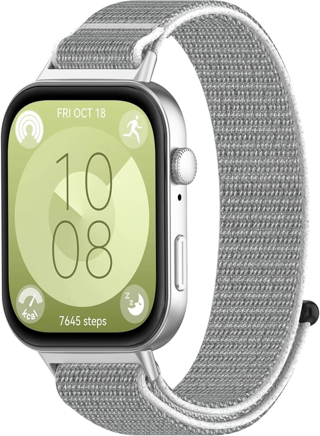 FASHION MANIA Watch Classic Strap Compatible with Huawei Watch Fit 3, Nylon Replacement band Compatible with Huawei Fit 3 Watch, Breathable watch band