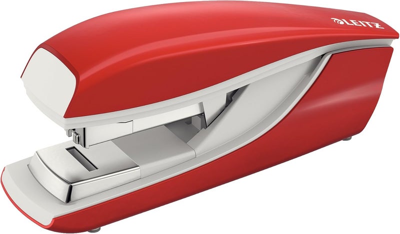 LEITZ NeXXt Series 55230025 Metal Flat Stapler for 40 Sheets with Staples Ergonomic Design Red - Image 1