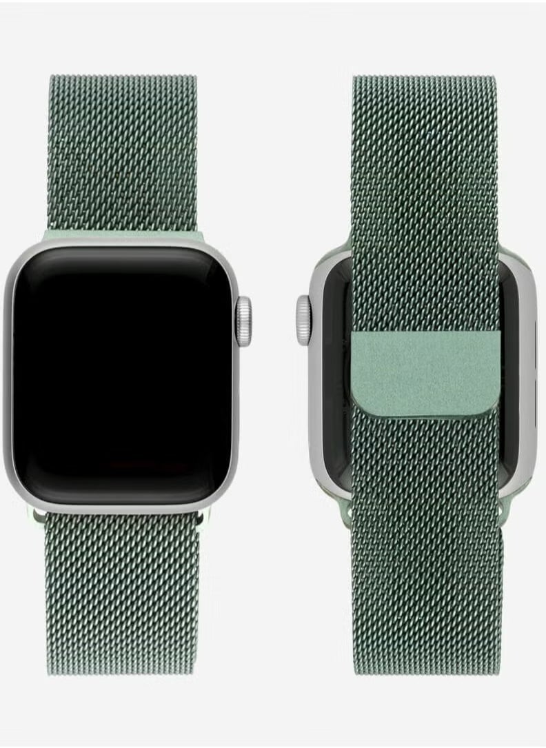 TIGER - Apple Watchband 42mm, 44mm, 45mm, 49mm Milanese Apple Watch Strap – Adjustable, Stylish Stainless Steel Mesh Band for Apple Watch Series 1-8, SE, Ultra – Comfortable, Durable, Sleek Design for Everyday Wear - Image 1