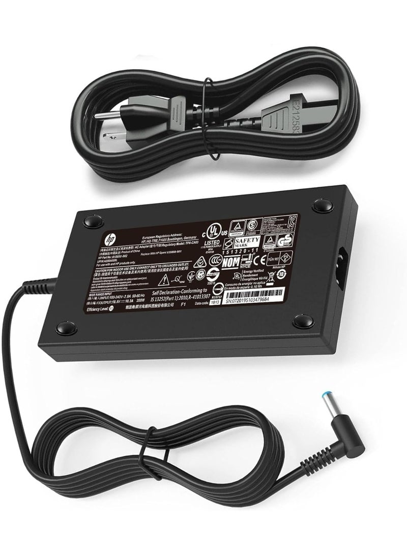 200W Charger for HP Victus 15 16 16-e1163nr 16-e1085cl 16-e0010nr 19.5V 10.3A Gaming Laptop AC Power Supply Adapter Cord - Image 3