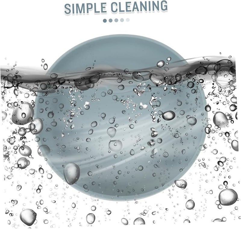 Silicone Non Spill Scoop Plate for Seniors Easy One Handed Self Feeding Dish - Image 4