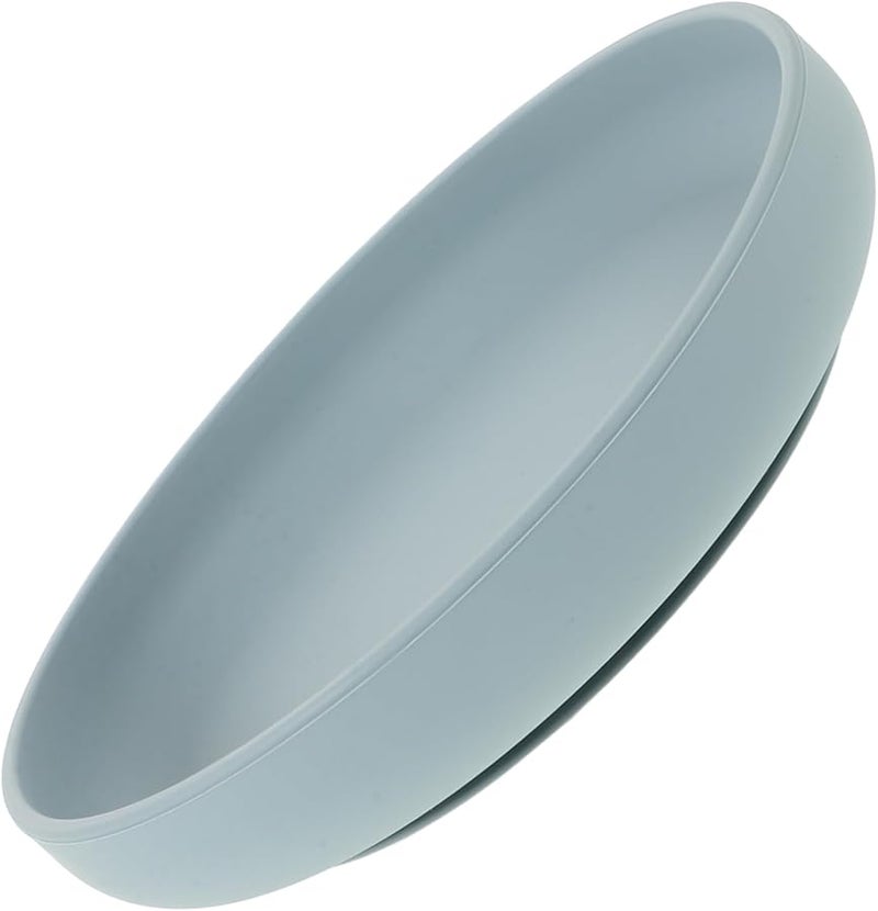 Silicone Non Spill Scoop Plate for Seniors Easy One Handed Self Feeding Dish - Image 1