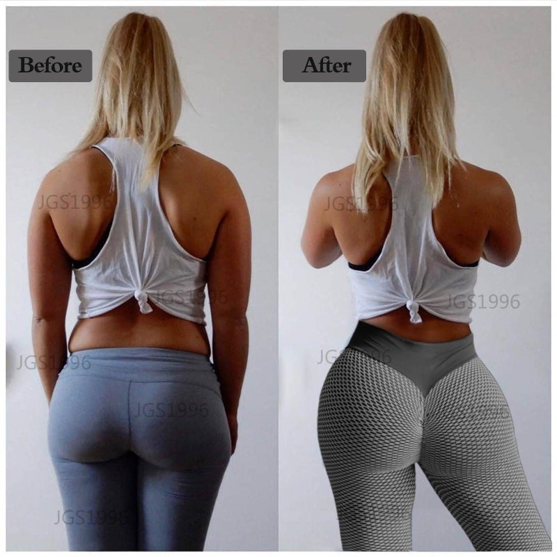 JGS1996 Butt Lifting Leggings for Women Tummy Control Workout Yoga Pants High Waisted Scrunch Booty Gym Compression Tights - Image 4