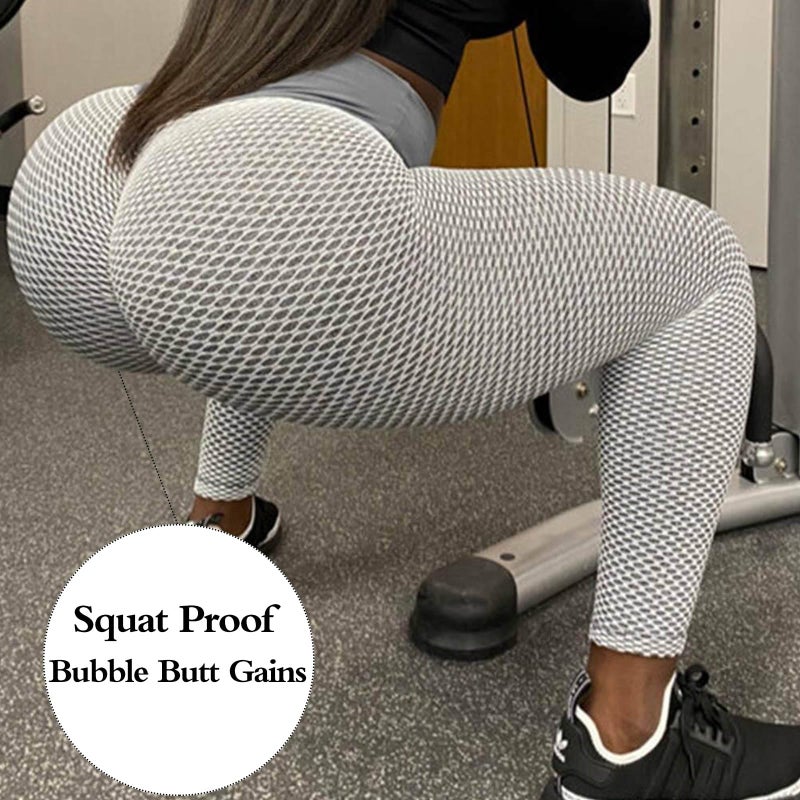 JGS1996 Butt Lifting Leggings for Women Tummy Control Workout Yoga Pants High Waisted Scrunch Booty Gym Compression Tights - Image 3