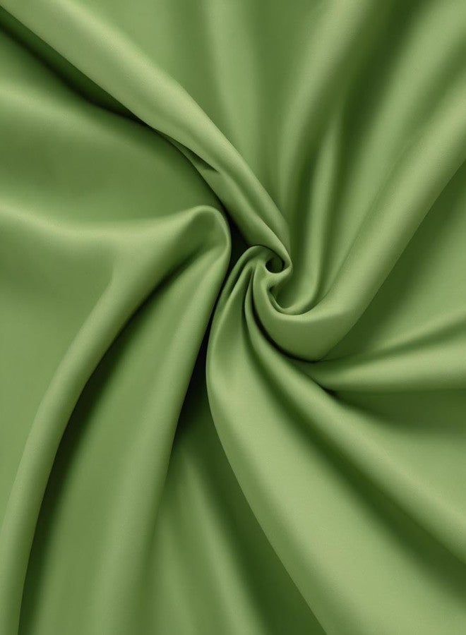 KEDARA CLOTH ملاءات سرير مفردة من قماش كيدارا، 1000 خيط، قطن مصري 100%، مع غطاءين للوسائد، لون أخضر فاتح سادة، 1000 خيط - Image 1