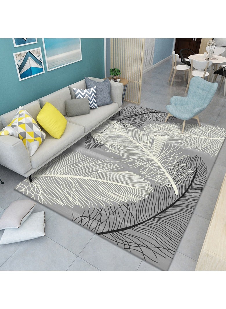 Loquat Squality Rectangular Feather Series Soft And Easy To Maintain Carpets