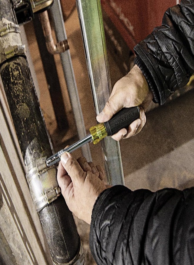 KLEIN TOOLS 65129 2-in-1 Nut Driver, Hex Head Slide Drive, 6-Inch - Image 2