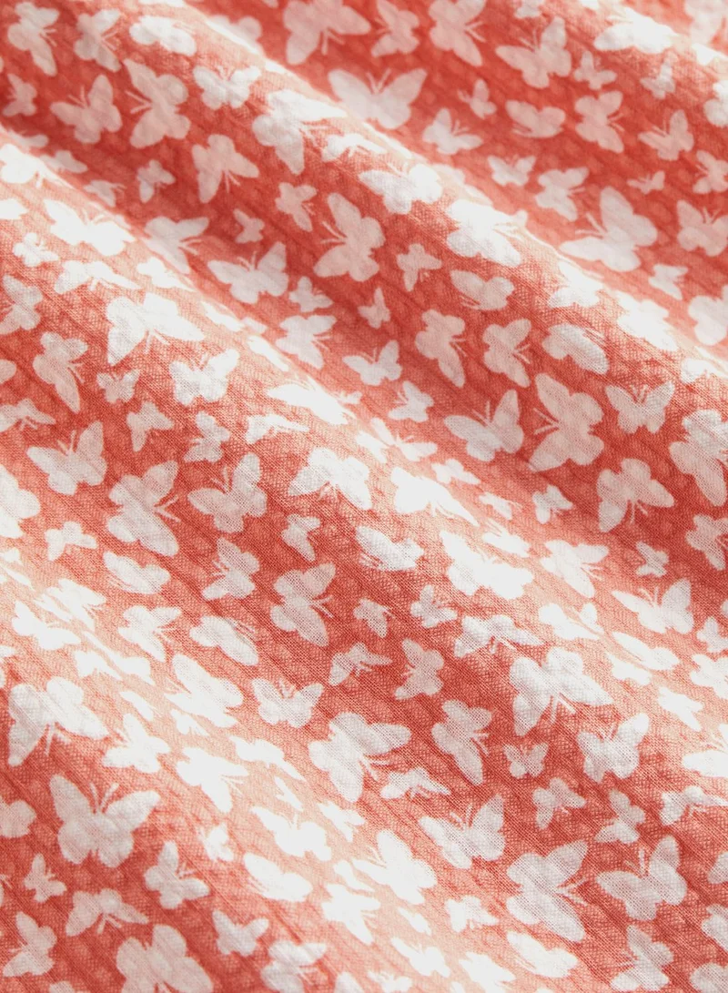 H&M Kids Butterfly Print Midi Dress