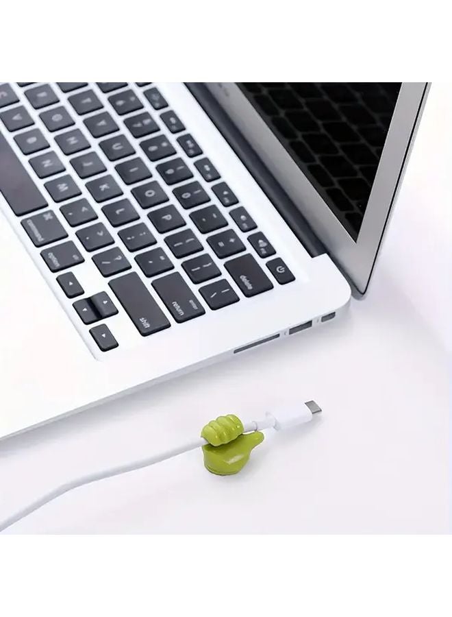 10 Pcs Mixed Color Thumb Wall Hooks Glossy Nail Free Adhesive for Dormitory Kitchen Bedroom - Image 5