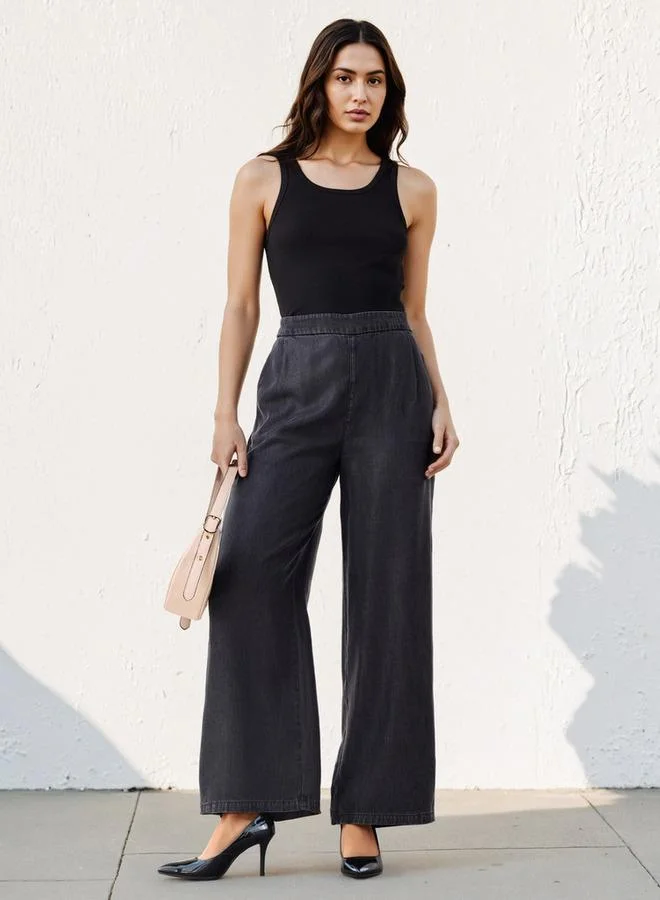 سبلاش فيڤ بلوزة بدون أكمام بياقة واسعة