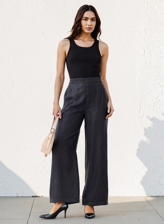 Splash FAV Ribbed Sleeveless Tank Top with Scoop Neck - Image 2