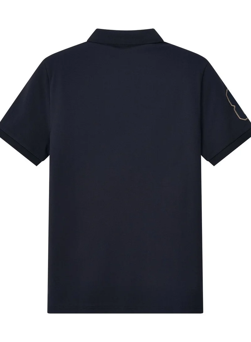 GIORDANO  Men's 3D Lion Polo: Slim Fit, Bold Embroidery, Premium Pique for Men | Best Price UAE