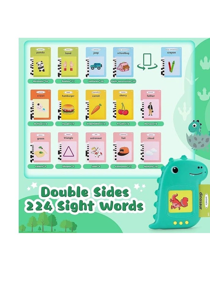 BAIG Talking Flash Cards for Kids, Montessori Speech Therapy, Sensory Toys, Educational Gifts for Toddlers, Sight Words, 240 Sight Words  - Image 5