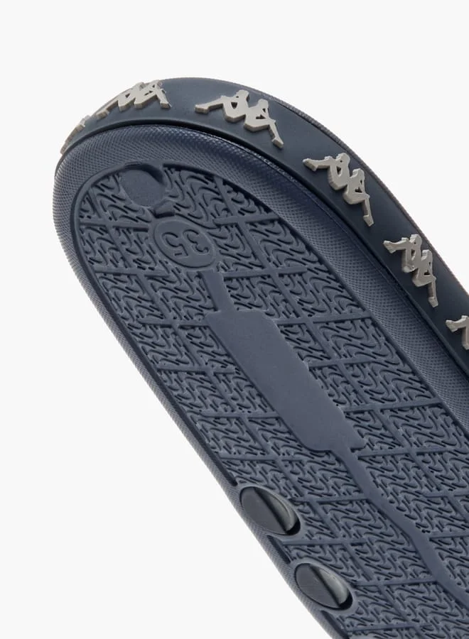 Kappa Boys' Logo Detail Slip-On Slides