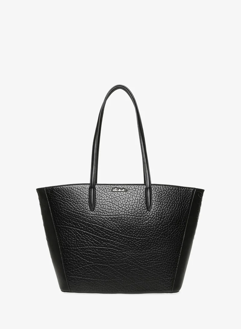 Bhelene Black & Gunmetal Women's Tote Bag