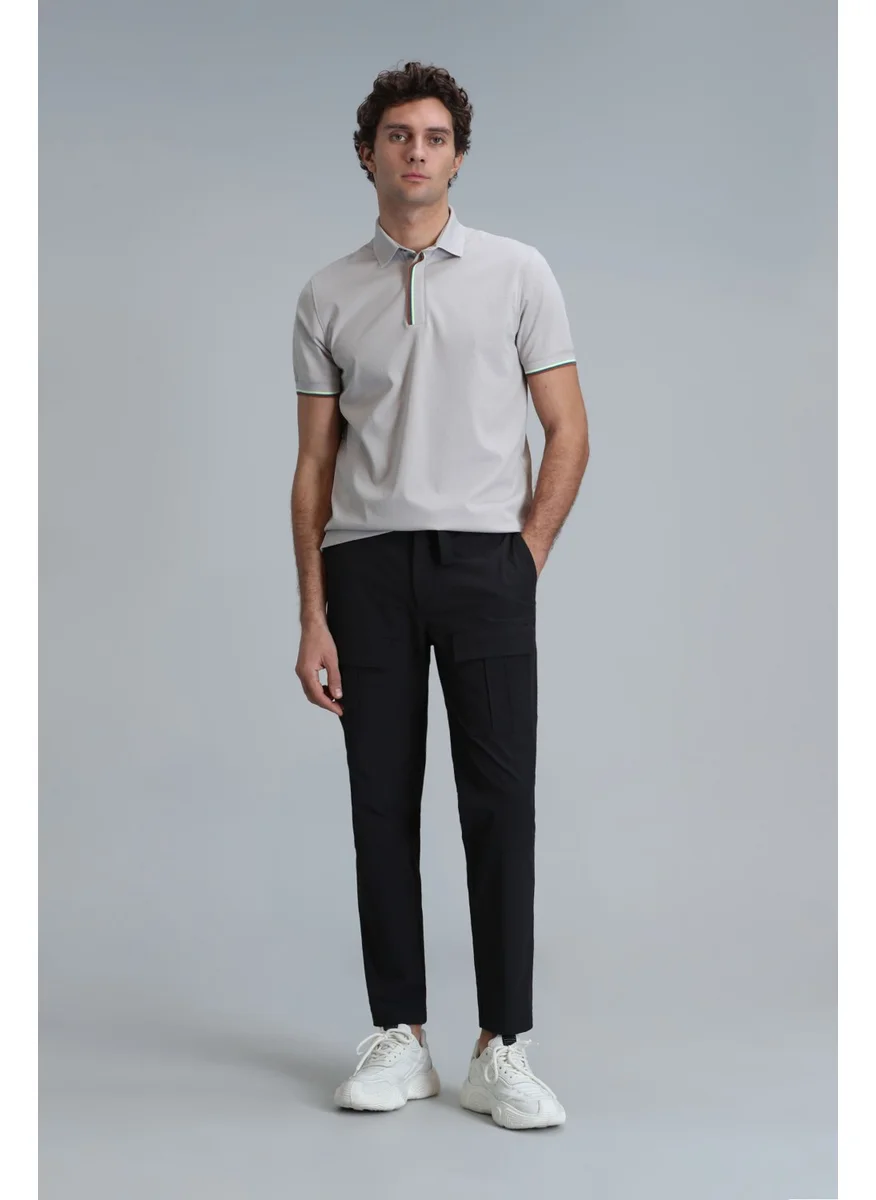 Lufian Warm Smart Men's Polo T-Shirt Black