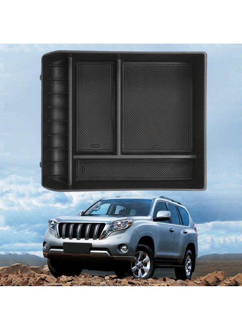 Rubik صندوق تخزين مسند الذراع، حاوية وحدة التحكم المركزية للكرسي بذراعين، ملحقات تويوتا برادو 2003-2019 (موديلات غير ثلاجة) صندوق تخزين معدّل - Image 4