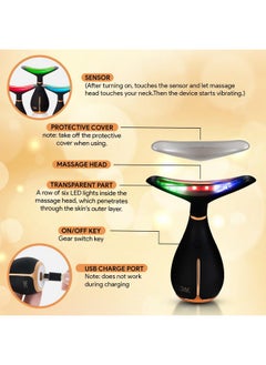 GLO24K UNLEASH THE POWER OF GOLD GLO24K Red Light Beauty Device for Face and Neck. Based on Triple Action L E D, Thermal, and Vibration Technologies.  - Image 4