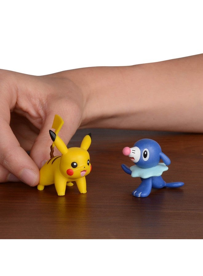 Pokemon 2 Inch Battle Action Figure 2-Pack, includes 2" Pikachu and 2" Popplio (95001) - Image 4
