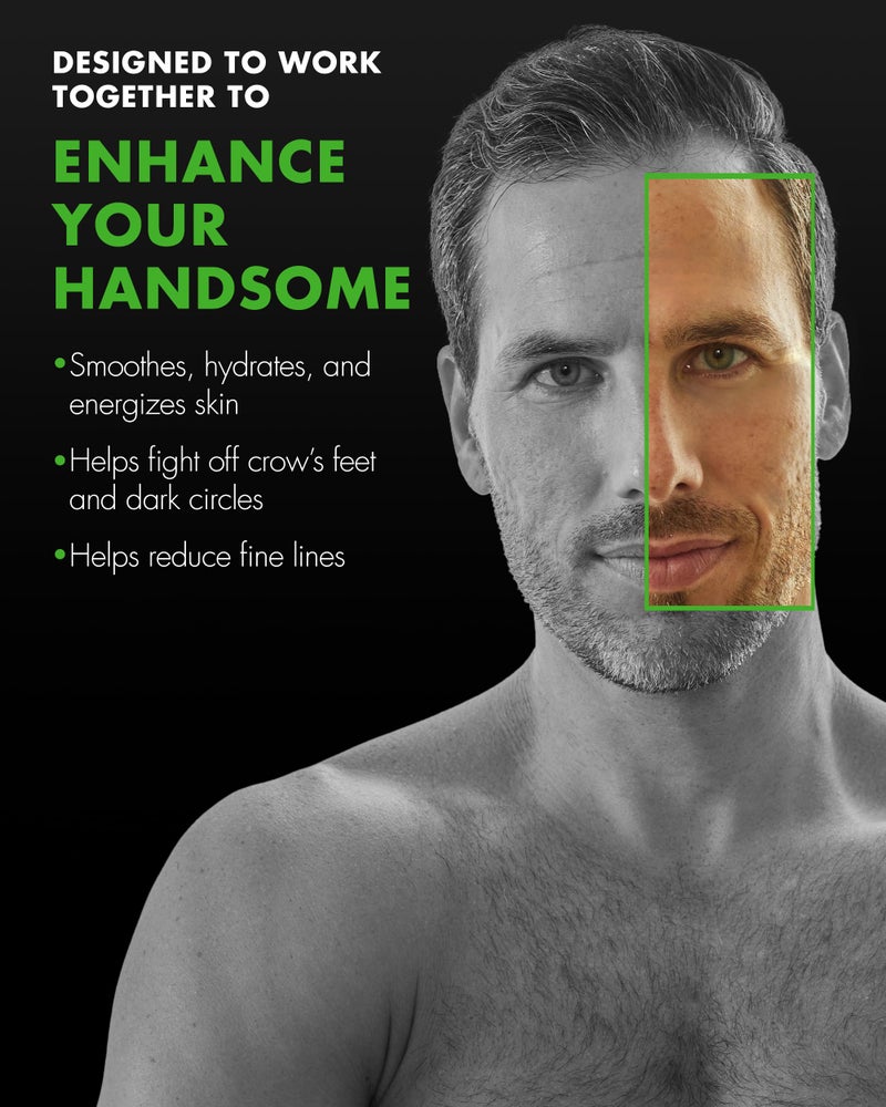 Tiege Hanley Skin Care Set for Men, Anti Aging Routine, System Level 3, Daily Face Wash, Facial Scrub, Two Moisturizers, Eye Cream, and Serum for Healthy, Hydrated Skin, Menâ€™s Skin Care, 6 Piece Kit - Image 3