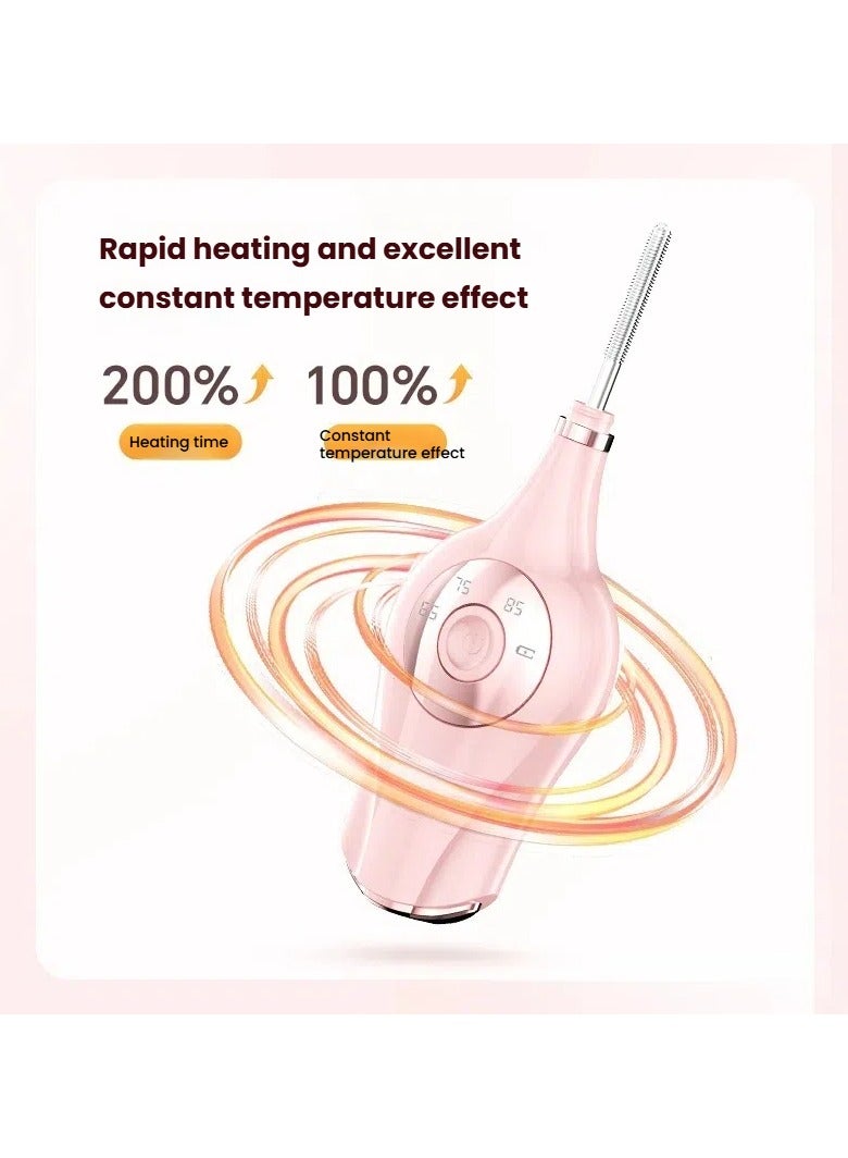 general Electric perm eyelash curler 3-in-1 replacement brush head small steel tube charging heated eyelash curler - Image 1