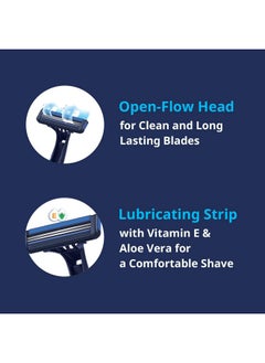 Pace 2 Plus Disposable Razor 2 Blades Pivoting Head Openflow For Easy Rinsing With Lubricating Strip And Long Nonslip Rubber Handle (30 Ct No Rubber Handle) - pzsku/Z0001684DF769CFBFFD4EZ/45/_/1707974497/150e4dc4-667a-4e48-b1e3-65e10f302558