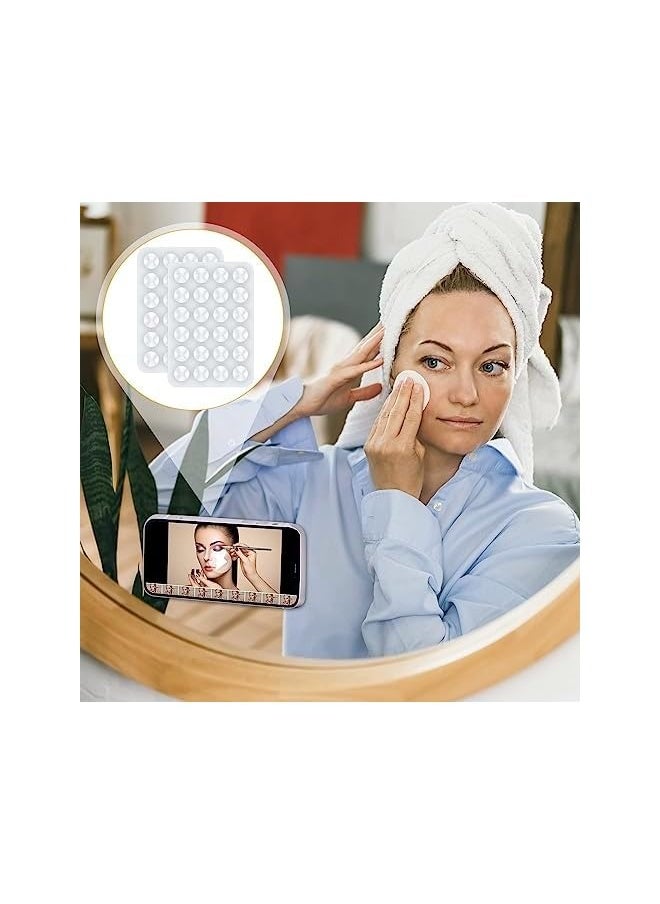 erorex 12 Pcs Adhesive Silicone Suction Cup, Suction Phone Case, Silicone Suction Phone Case Adhesive Mount, Non Slip Phone Suction Cup, Suitable for Bathroom Home Kitchen (White)  - Image 4
