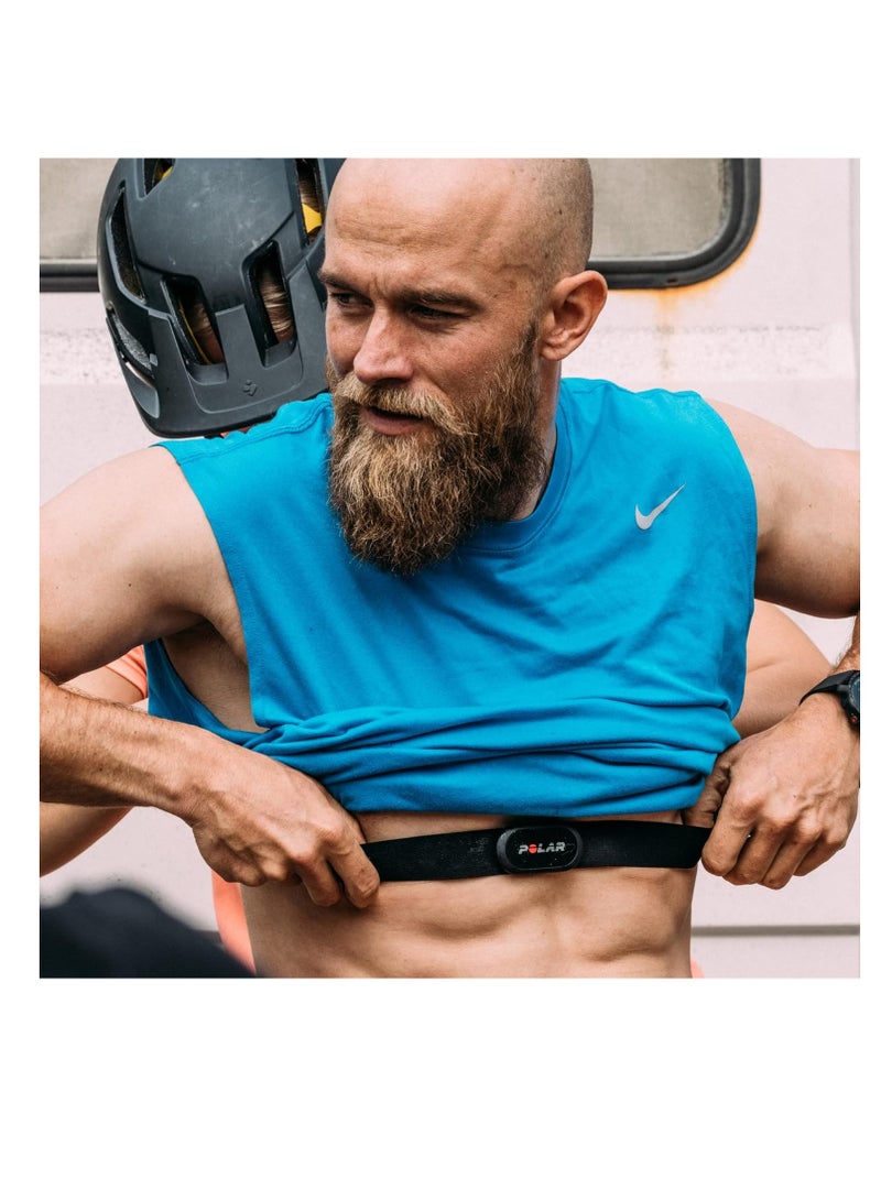 POLAR حزام صدر لمراقبة معدل ضربات القلب H10 - ANT + بلوتوث، مستشعر معدل ضربات القلب المقاوم للماء للرجال والنساء - Image 2