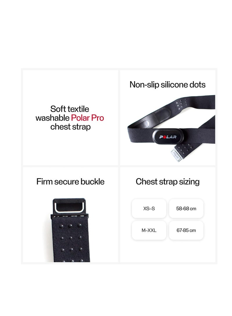 POLAR حزام صدر لمراقبة معدل ضربات القلب H10 - ANT + بلوتوث، مستشعر معدل ضربات القلب المقاوم للماء للرجال والنساء - Image 5