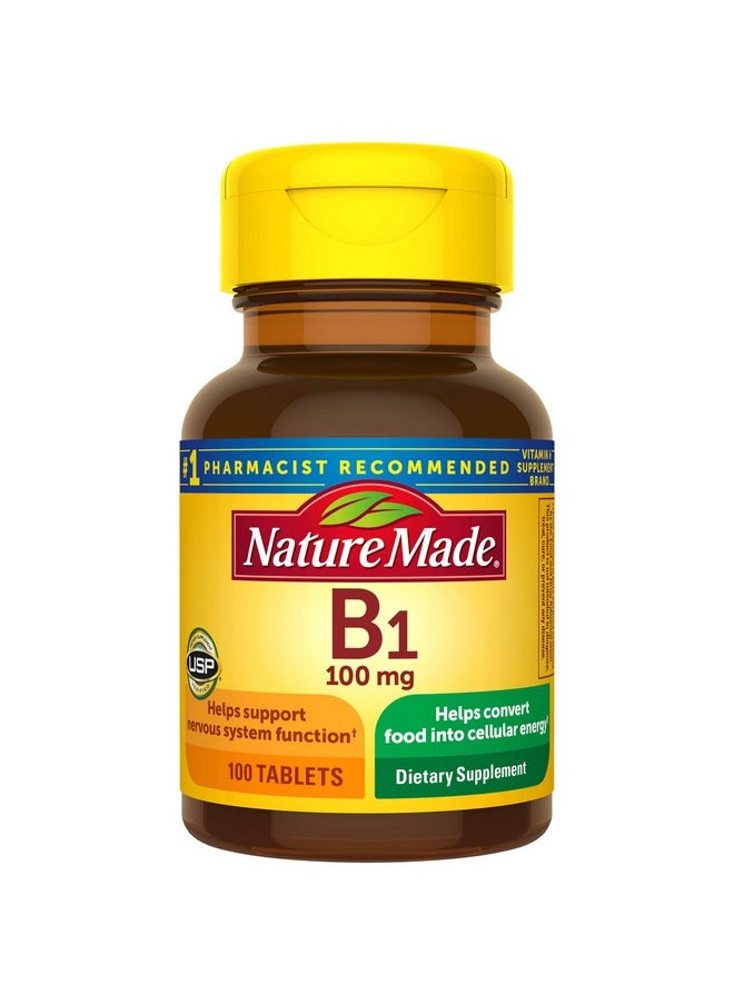 Nature Made Vitamin B1 100 Mg Tablets 100 Count For Metabolic Health  - Image 2
