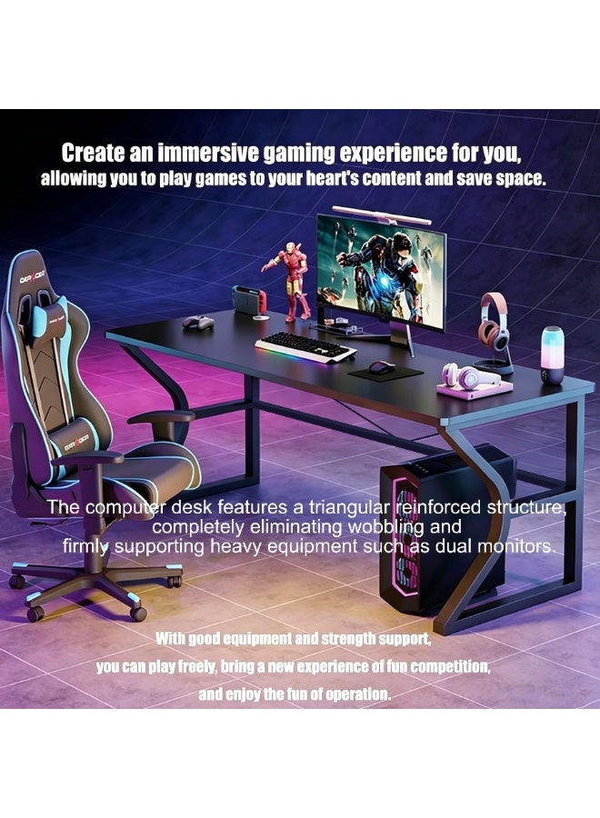 WAMIT Gaming Tables, 140cm Vertical Computer Desk, Suitable for Esports, Study Desk, Office Desk - Image 2