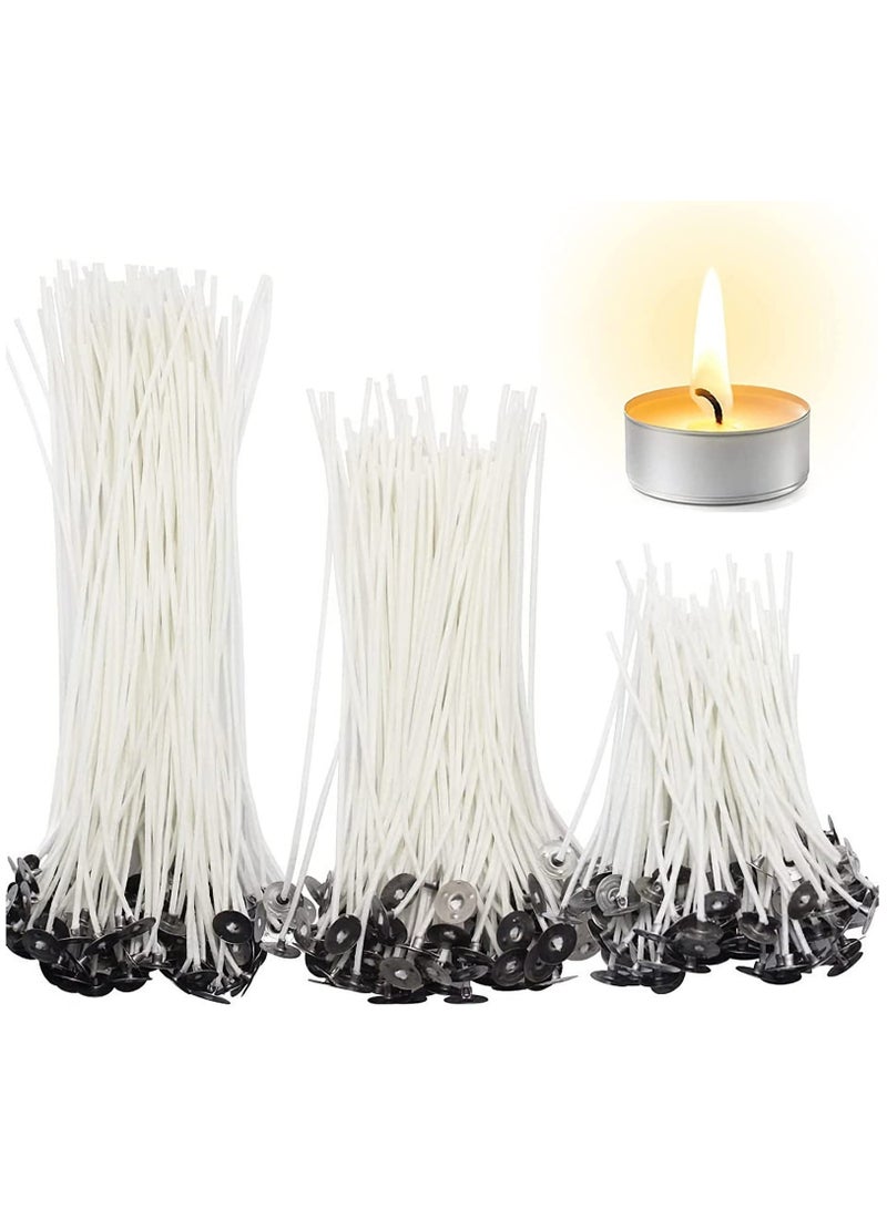 KASTWAVE 150 Pieces Cotton Candle Wicks, 10cm/15cm/20cm Low Smoke Natural Candle Wick, Wicks for Candle Making and Candle DIY - Image 1