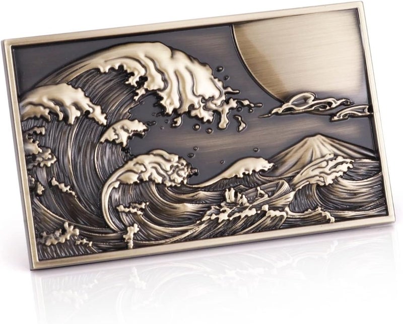 Fsforcar The Great Wave Car Sticker - Sunset Wave Decal for Automotive and Motorcycle - Image 1