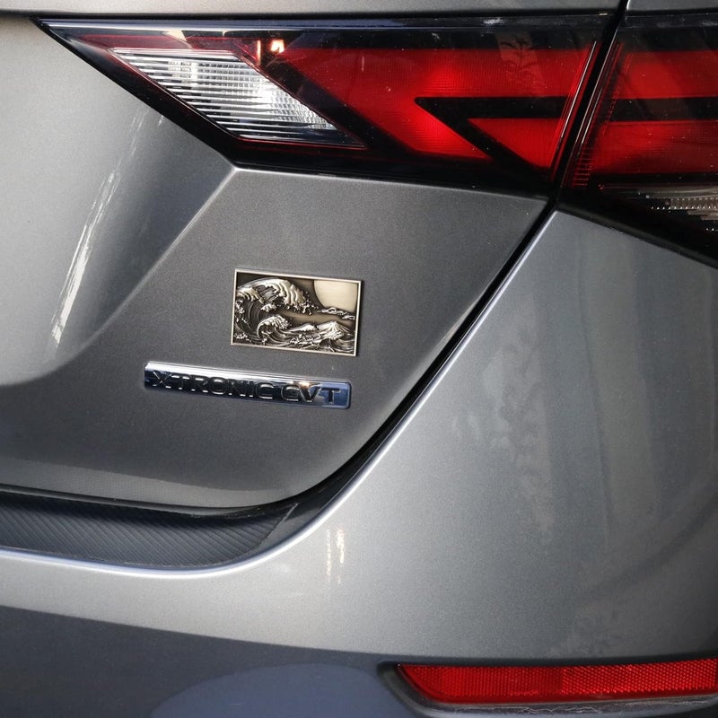 Fsforcar The Great Wave Car Sticker - Sunset Wave Decal for Automotive and Motorcycle - Image 4