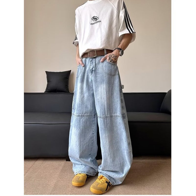 Unisex Casual Daily Denim Jeans - Image 1